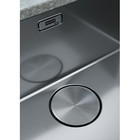 A close view of the Franke Mythos MYX Stainless Steel Sink&
