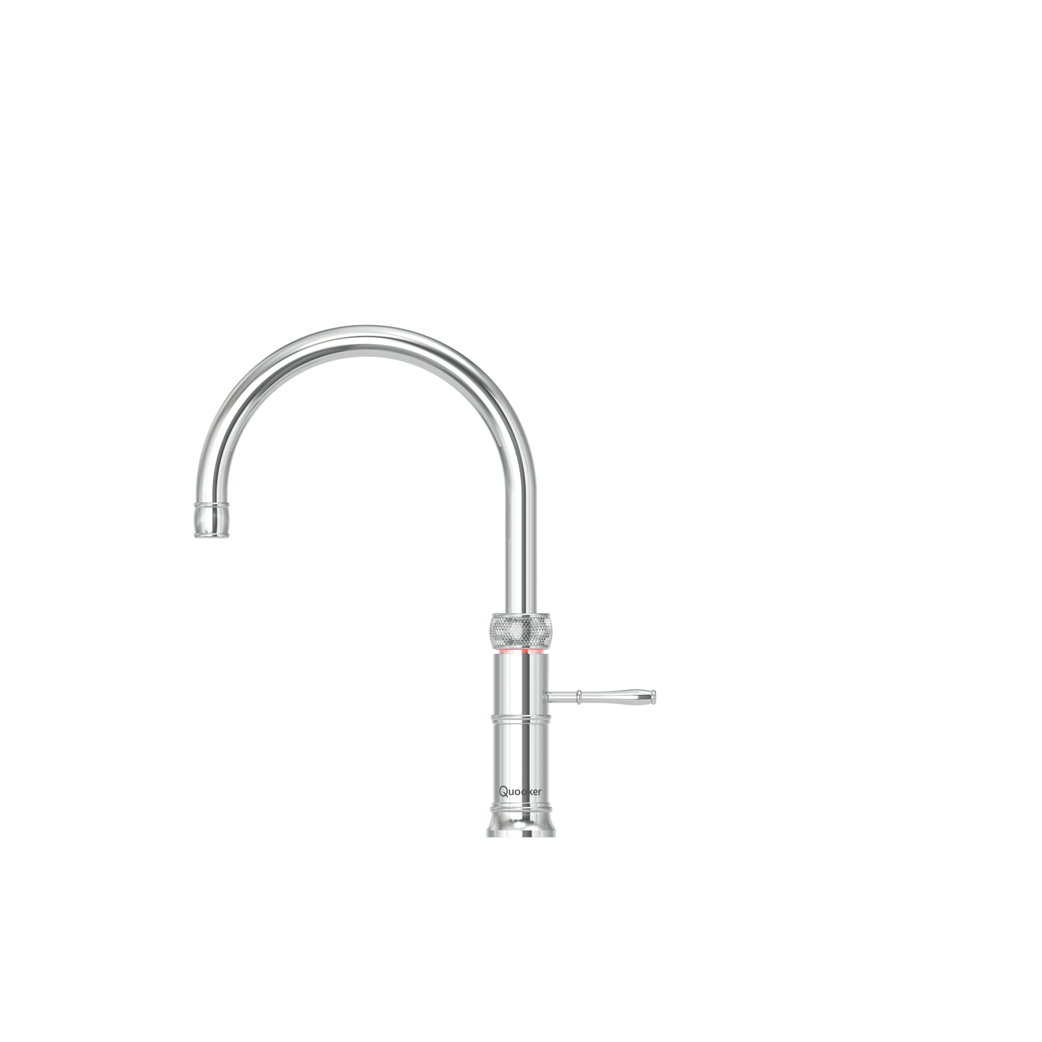 Quooker Classic Fusion Round Tap finished in chrome.