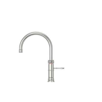 Quooker Classic Fusion Round Tap finished in stainless steel.
