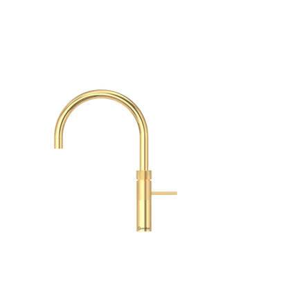 Quooker Fusion Round Tap finished in gold.